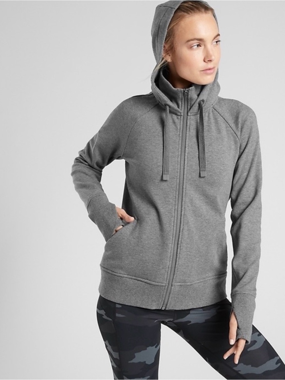 Athleta Full-Zip Hooded Jacket